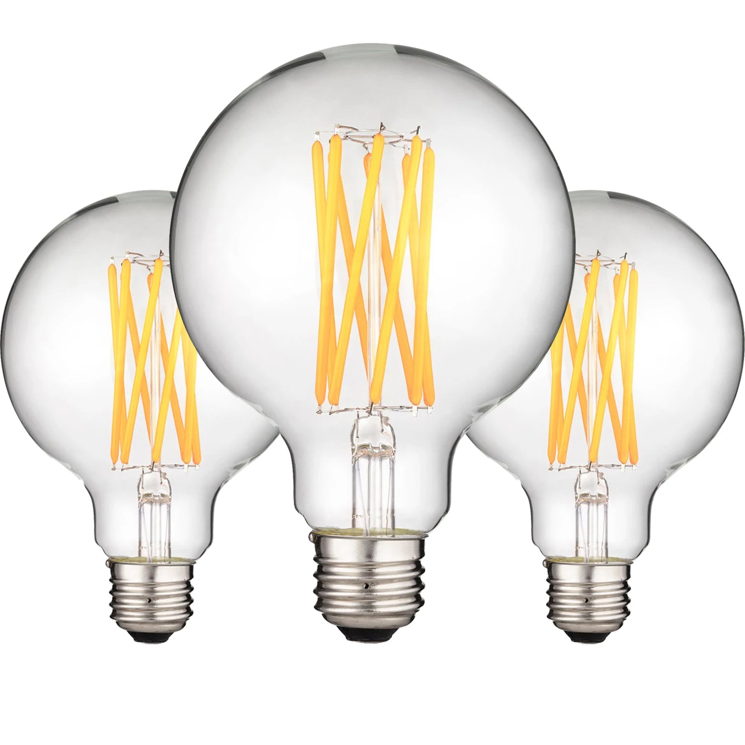 E27 Edison LED Filament Bulb  G95 G80 Globe  Bulb 2700K 4000K 12W 16W   Retro Vintage Lamp Decorative No Flicker Bulb