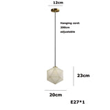 2026 Trendy Marble Joy LED Chandelier - Luxury Alabaster Pendant Light