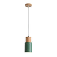 Nordic Pendant Light Wooden Macaron LED Iron Hanging Lamps For Living Room Bedroom Bedsides Restaurant Cafe's Home Decor's Lighting