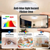 3-Color Crystal LED Light Bulb (E27 Screw Socket) - Super Bright Eye Protection Energy Saving Lamp for Home Living Room & Bedroom Decor
