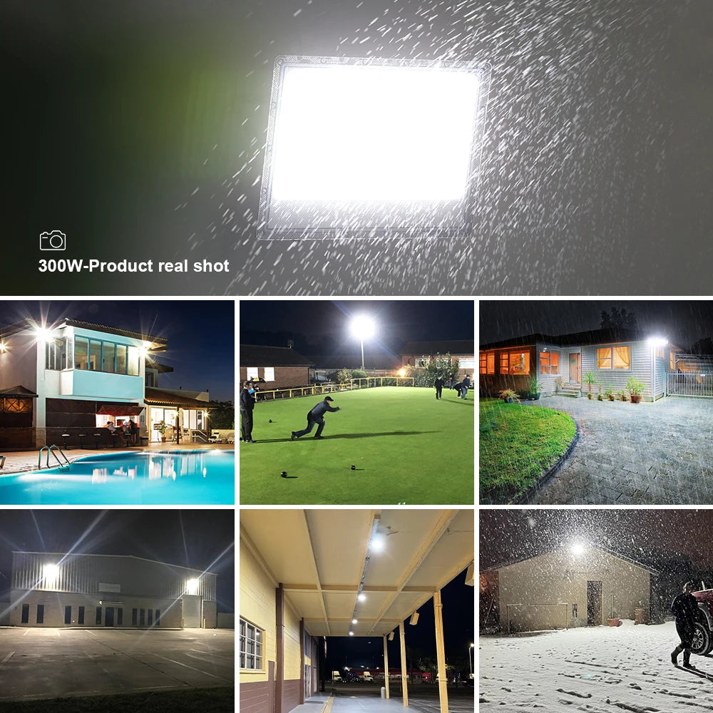 50W LED Flood Light 220V Outdoor Lighting COB Flood Light LED Spotlight Waterproof IP65 Led Projector Outdoor Street Garden Lamp