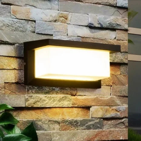 LED Outdoor Wall Lamp Waterproof IP65 Radar Sensor Lighting Balcony Garden Villa Corridor Modern Porch Lights Modern Wall Lamp