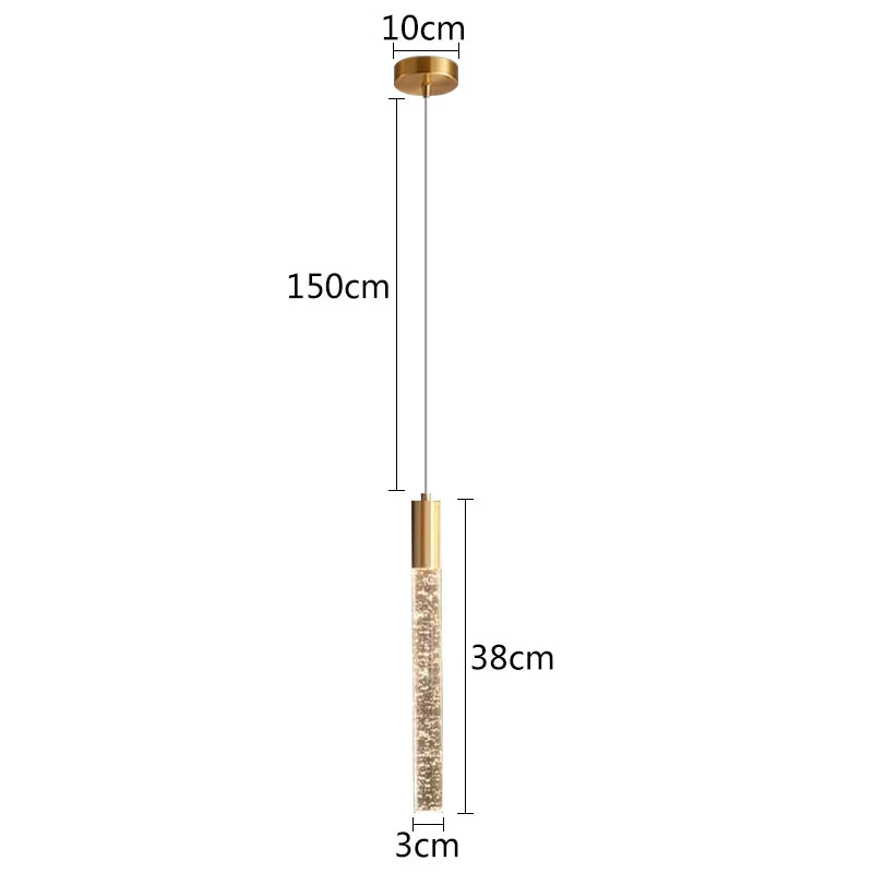 Crystal LED pendant lights Luxury Duplex Stair Chandeliers Living Room Hotel Ceiling Pendant Lamp Bedroom Bedside hanging lamp