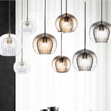 Nordic Modern Glass Pendant Lamp - Minimalist Kitchen Island Hanging Light