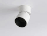 Folding Surface Mount LED Spotlight - No-Drill Anti-Glare Ceiling Downlight