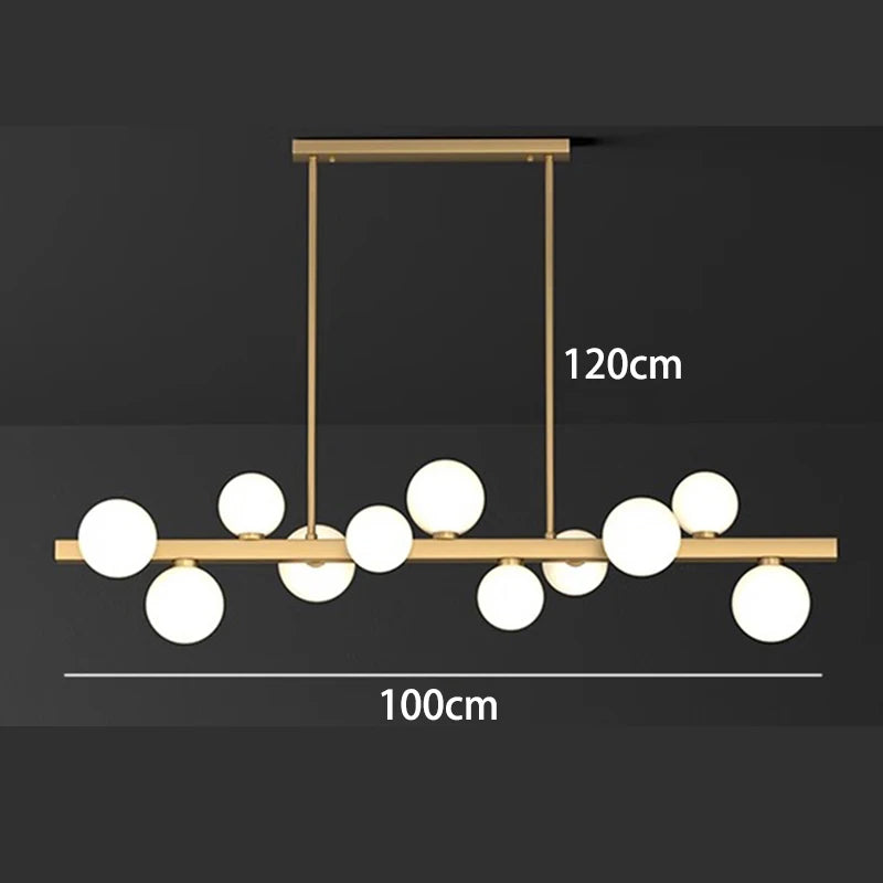 Modern LED Pendant Light for Living Room - Luxury Home Decor Chandelier