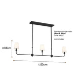 American Style LED Pendant Lamp Modern Minimalist Chandelier Kitchen Island Restaurant Bar Living Room Home Decor Factory Direct