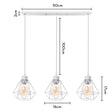Vintage Pendant Lamp Iron Frame Ceiling Lighting Paint Restaurant Teahouse Chandelier Indoor Wrought Metal Modern Pendant Lights