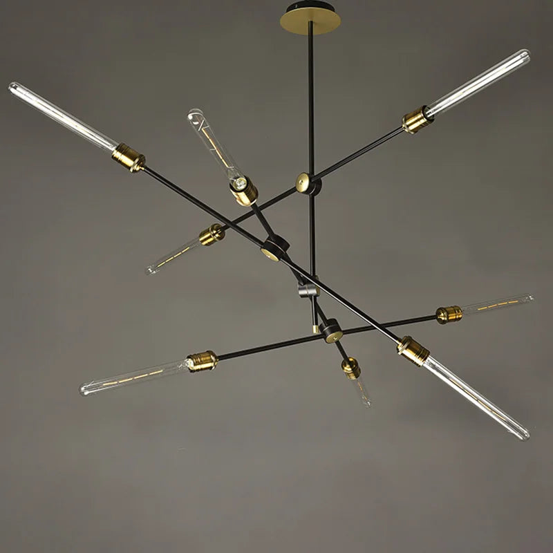 American retro industrial wind chandelier Nordic minimalist personality restaurant living room bar cafe clothing store lighting