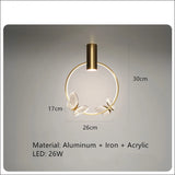 Nordic Luxury Butterfly LED Lights High Quality Bedside Lamp for Bedroom Restaurant Living Room Decoration Acrylic Chandelier