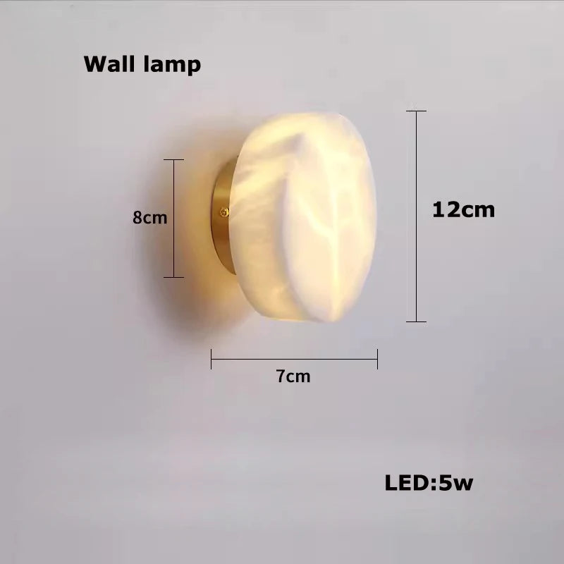 2026 New Trend Marble Collection LED DIY Hanging Lamps Chandelier Lighting Fixtures Lustre Suspension Luminaire Lampen For Foyer