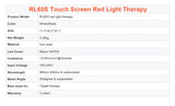 Red Light Therapy OEM/ODM 5 Wavelengths Pulse Model Full Body Use 300-3600W Infrared PDT Touch Screen LED Red Light Therapy Panel Device