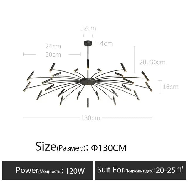 Minimalist G9 LED Ceiling Chandelier Light Fixture (110V-220V) - Modern Interior Decor Pendant Lamp for Living Room, Dining Room & Home