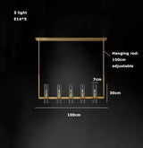 2026 Trendy Matt White Glass Black Brass Silver E14 Chandelier Hanging Lamps Lustre Suspension Luminaire Lampen For Living Room