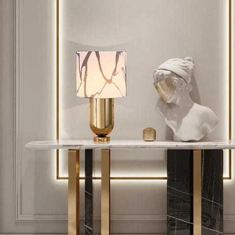 Table Lamp Light Luxury Bedroom Bedside Lamp Personality Post-Modern Study Villa Living Room Hotel European Engineering Lamp