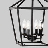 American Chandelier Retro Industrial Style Farmhouse Country Style Restaurant Bar Table Lamp Kitchen Corridor Iron Light