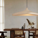 Nordic Minimalist Wabi-Sabi Cream Style LED Ceiling Chandelier - Modern Fabric Hanging Pendant Lamp Fixture for Living Room, Dining Room & Bedroom