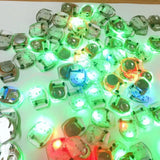 Luminous LED Shoe Lights (10-Pack) - Vibration-Activated Glowing Plastic Electronics Light Modules for Kids Shoes & Crafts