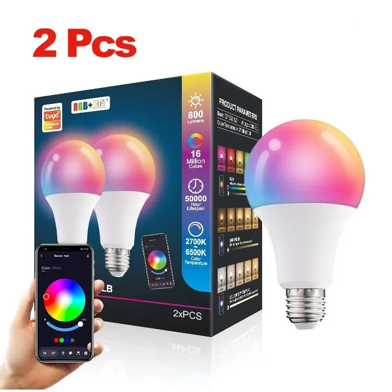 LED Ceiling Lights Round Smart WIFI RGBCW Dimmable TUYA APP Compatible with Alexa Google Home Bedroom Living Room Ambient Lamps