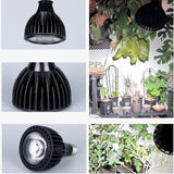 E27 25W 30W Par30 Spotlight  Led Full spectrum plant Grow Light Ra98 plant Lamp AC85-265V