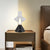 Retro table lamp LED glass night light rechargeable bedroom bedside desk light bar restaurant atmosphere light