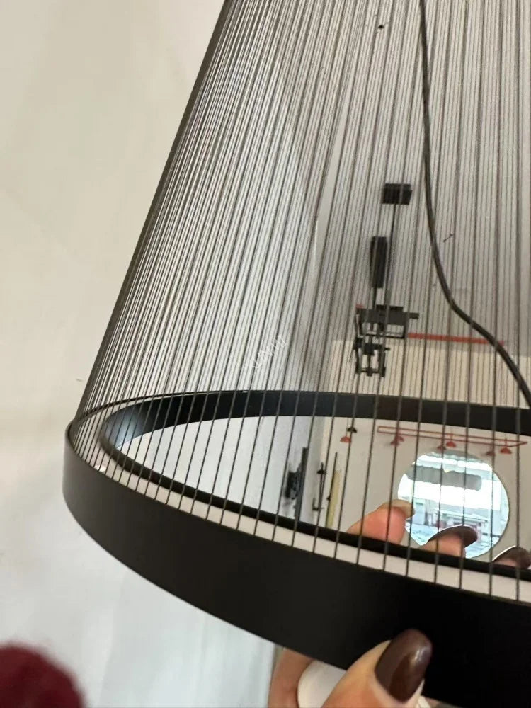 Nordic Lamp Designer Spanish Tassel Circle Chandelier Luxury Pendant Lamp Restaurant Villa Living Room Staircase Home Decor LED