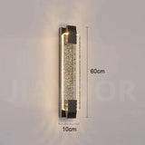 Luxury Modern LED Wall Lamp (Gold/Black) - Decorative TV Background Sconce & Bedside Light Fixture for Living Room & Bedroom