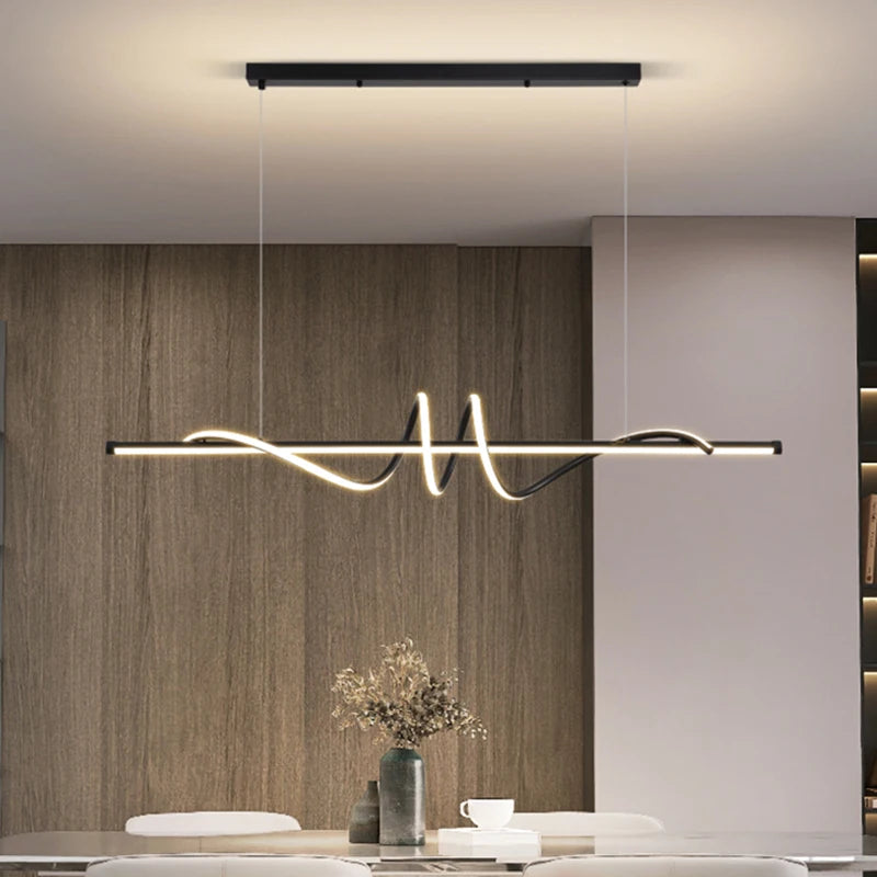 Modern LED Pendant Light - Minimalist Home Decor Chandelier for Living Room