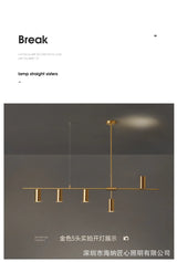Aisilan led chandelier modern all copper dining room light luxury bar Nordic home  spot pendant lamp