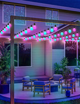 12Meters 20Leds Tuya WiFi Smart Led Patio String Light Bulb Waterproof Outdoor Garland Garden Light for Home Party Holiday Bulb
