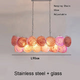 Modern Murano Glass Disc Chandelier Metal Gold Silver Dimmable Ceilings Lustre for Restaurant Hotel Bedroom