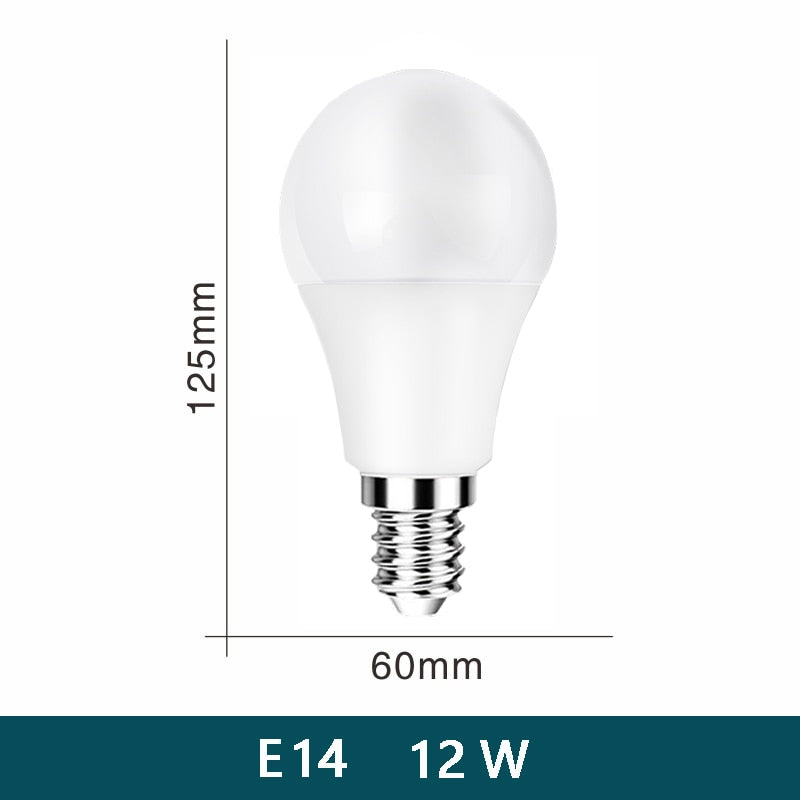 LED Bulb Lamps 3W 6W 9W 12W 15W 18W 20W 10pcs/lot E27 E14 Lampada LED Light Bulb AC 220V-240V Bombilla Spotlight Cold/Warm White