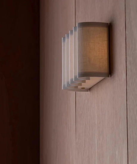 Wabi-sabi Nordic Individual Wave Wall Lamp LED Atmosphere Fabric Art Decorative Wall Sconces Living Room Bedroom Bedside Stairs