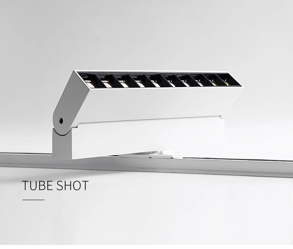 LED Track Light Spotlight Grille Light Surface-mounted Ceiling Light Black White 10W20W Dimmable Commercial Home Indoor Lighting