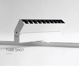 LED Track Light Spotlight Grille Light Surface-mounted Ceiling Light Black White 10W20W Dimmable Commercial Home Indoor Lighting