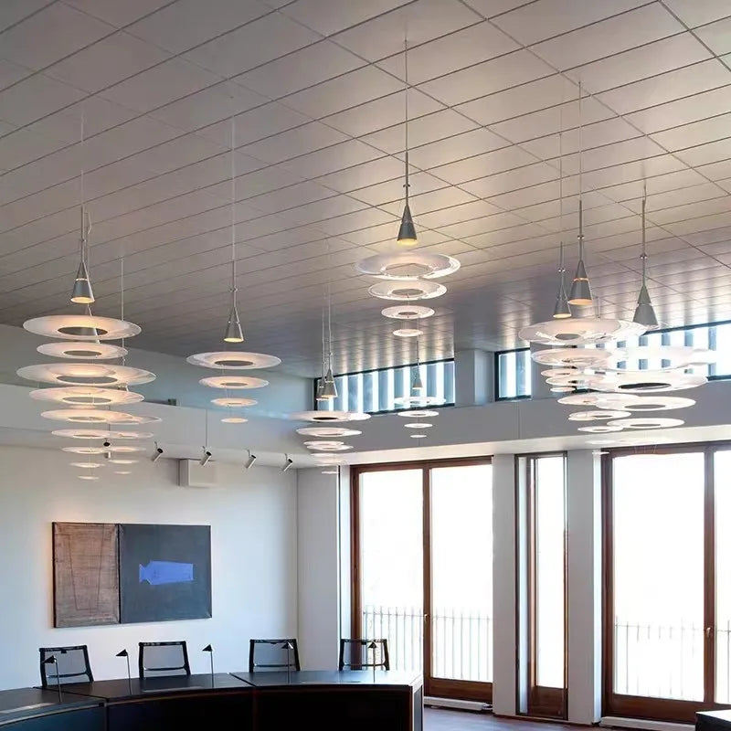 Enigma Pendant Lamp Designer White Flying levitating ufo light Restaurant Lighting Art Decoration Living Room home design light