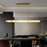 Modern Luxury Marble LED Chandelier - Gold Designer Pendant Lamp