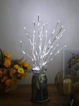 Battery Operated White Birch Branch Lights - 20 LED Decorative Willow Twigs