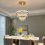 French Luxury Crystal Chandelier - Modern LED Ceiling Light for Living Room