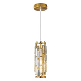Modern Crystal Pendant Light Appliance Crystal Hanging Lamp for Dining Bar Bedside Crystal Suspension Home decor Fixtures