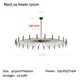 Living Room Lamps Modern Led Ceiling Chandelier Nordic Dining Room Bedroom Chandeliers 110V/220V Home Interior Hanghing Lighting