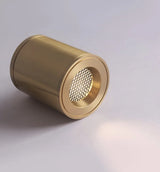 Aisilan Ceilling LED cylinder Downlight Copper brass gold with Honeycomb Anti-glare Design CRI 97 Ceiling spotlight