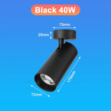 Led SpotLight 220V Spot light COB Ceiling Spots Lamp Led Downlight Foldable Fixture Track Light Indoor Lighting For Kitchen Home