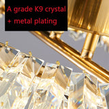 Italian Luxury Crystal Ceiling Lamp - Modern Postmodern Chandelier for Living Room