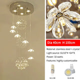 New Modern Chandeliers For Duplex Building Living Room Staircase Pendant Lamp Nordic Loft Spiral Long Chandelier Lustre Fixtures