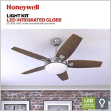 Brushed Nickel Ceiling Fans with Lights and Remote Control Room Decor Home Fan  Ceiling Fan with Led Light