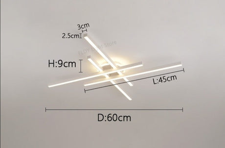 2023 new ceiling lamp Nordic modern LED lamp living room dining room bedroom lights ceiling chandelier