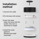 Indoor Led Downlight  GX53 Spot Led Light Replaceable Bulb 220V Ceiling Down Lighting For Bedroom Living Room Home Decor Spotli