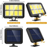 Solar Lights Outdoor PIR Motion Sensor COB Solar Led Light Outdoor Powered By Sunlight Wall Street Lamp Waterproof Home Garden