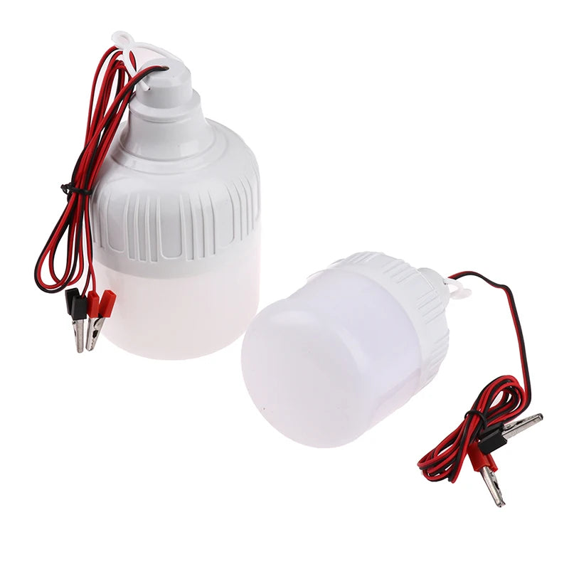 12v LED Lamp Portable Led Bulb 3W 5W 7W 9W 12W 20W 30W Outdoor Camp Tent Night Fishing Hanging Light Emergency Cold White